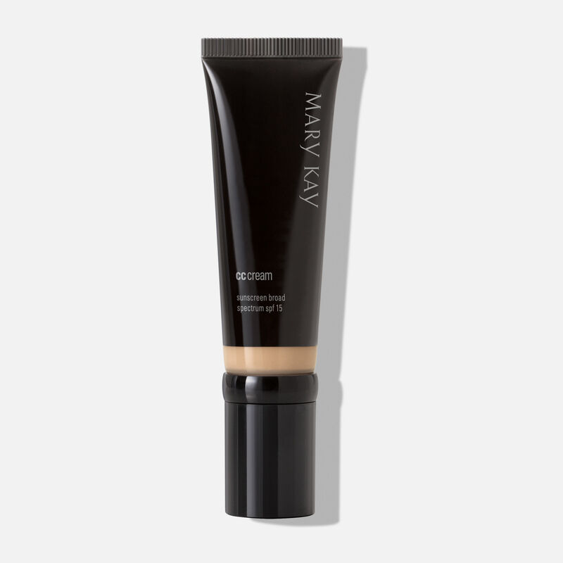 Tube of Mary Kay CC Cream Sunscreen SPF 15 in shade Medium to Deep